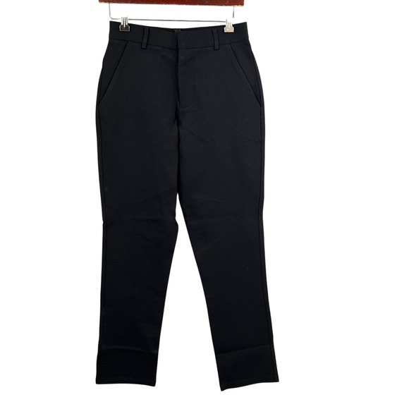 Universal Standard Black Cigarette Pant Trousers Office Size 4XS (00-0) Long New - Picture 1 of 6